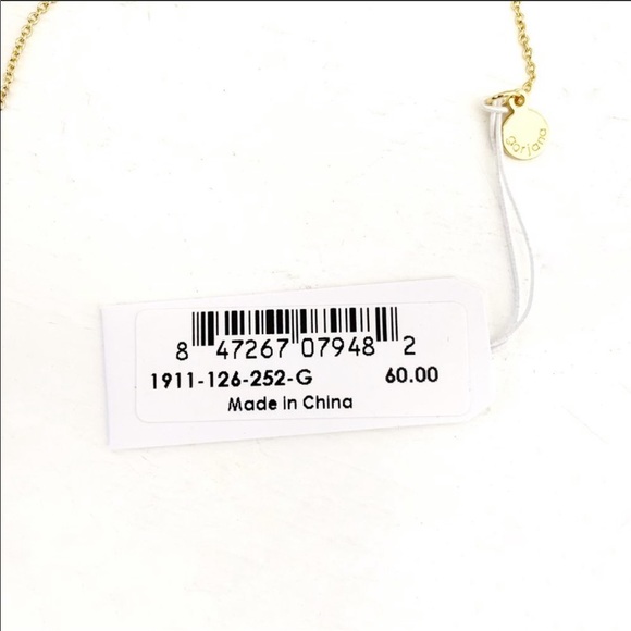 Gorjana subtle rainbow crystal necklace - Picture 8 of 8